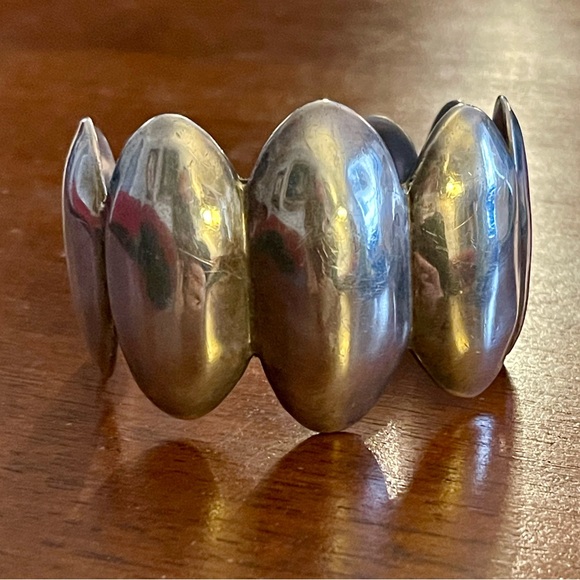 Vintage Mexican 950 silver cuff